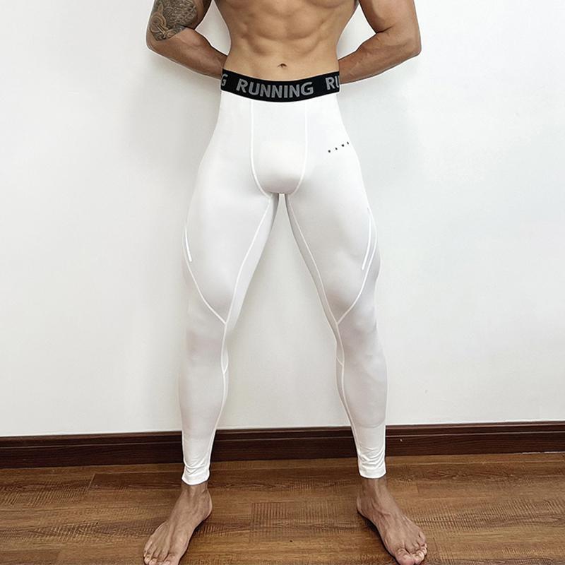Mens Tight Compression Pants Quick Dry Fit Sportswear Running Tights Men Legging Fitness Training Sexy Sport Gym Leggings