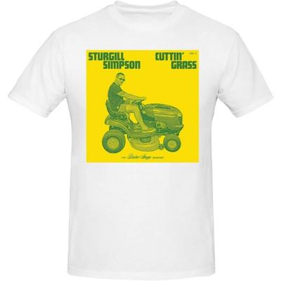 Sturgill Music Simpson Shirt Men's Personalised Short Sleeve T Shirt Fashion Graphic Tees Cool Casual Tops Black, White, Small