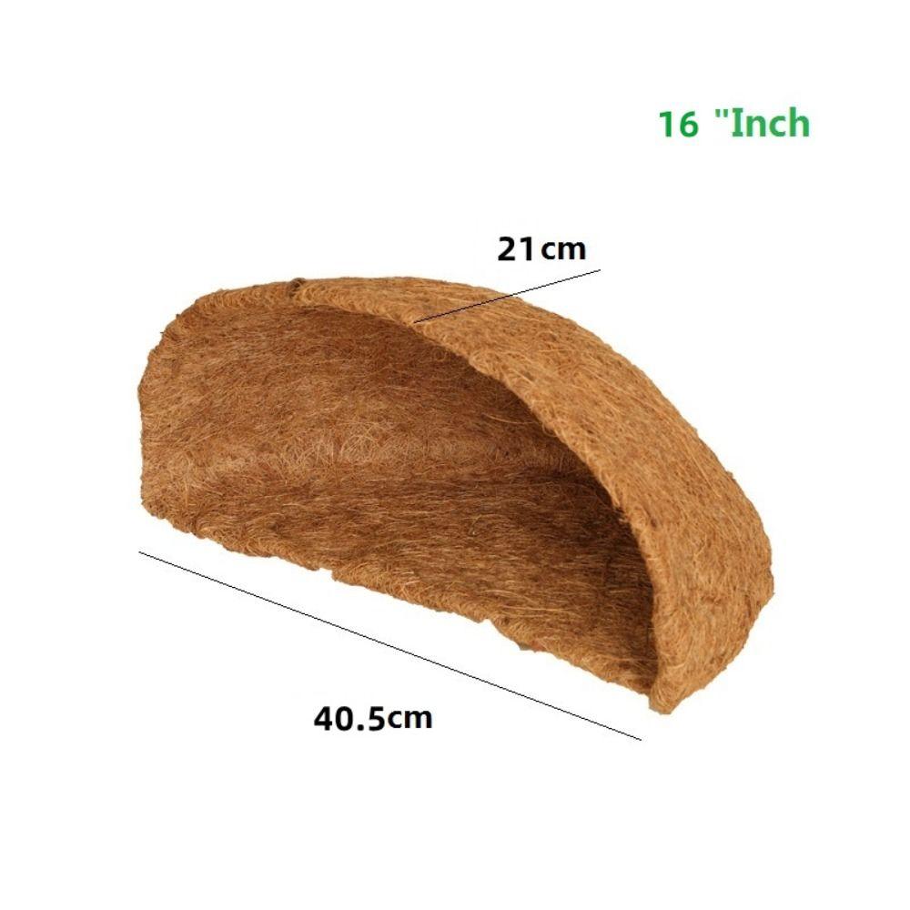 Thick Hanging Basket Liner Coconut Liners for Planters 100% Natural Coco Basket Replacement Liner Outdoor Garden Accessories