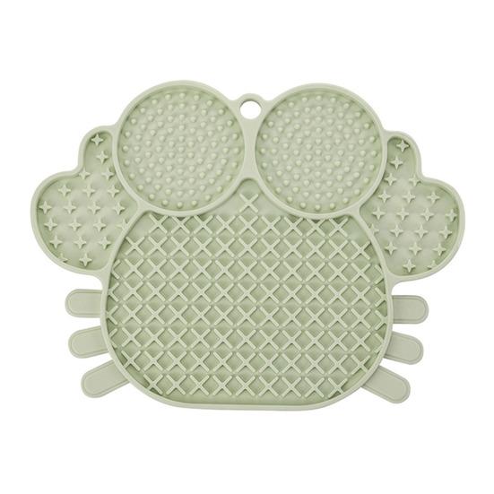 

Silicone Dog Lick Mat with Suction Cup Anxiety Relief Crab Shape Pet Food Mat Anti-tip Slow Eating Bowl Peanut Butter Licking Mat