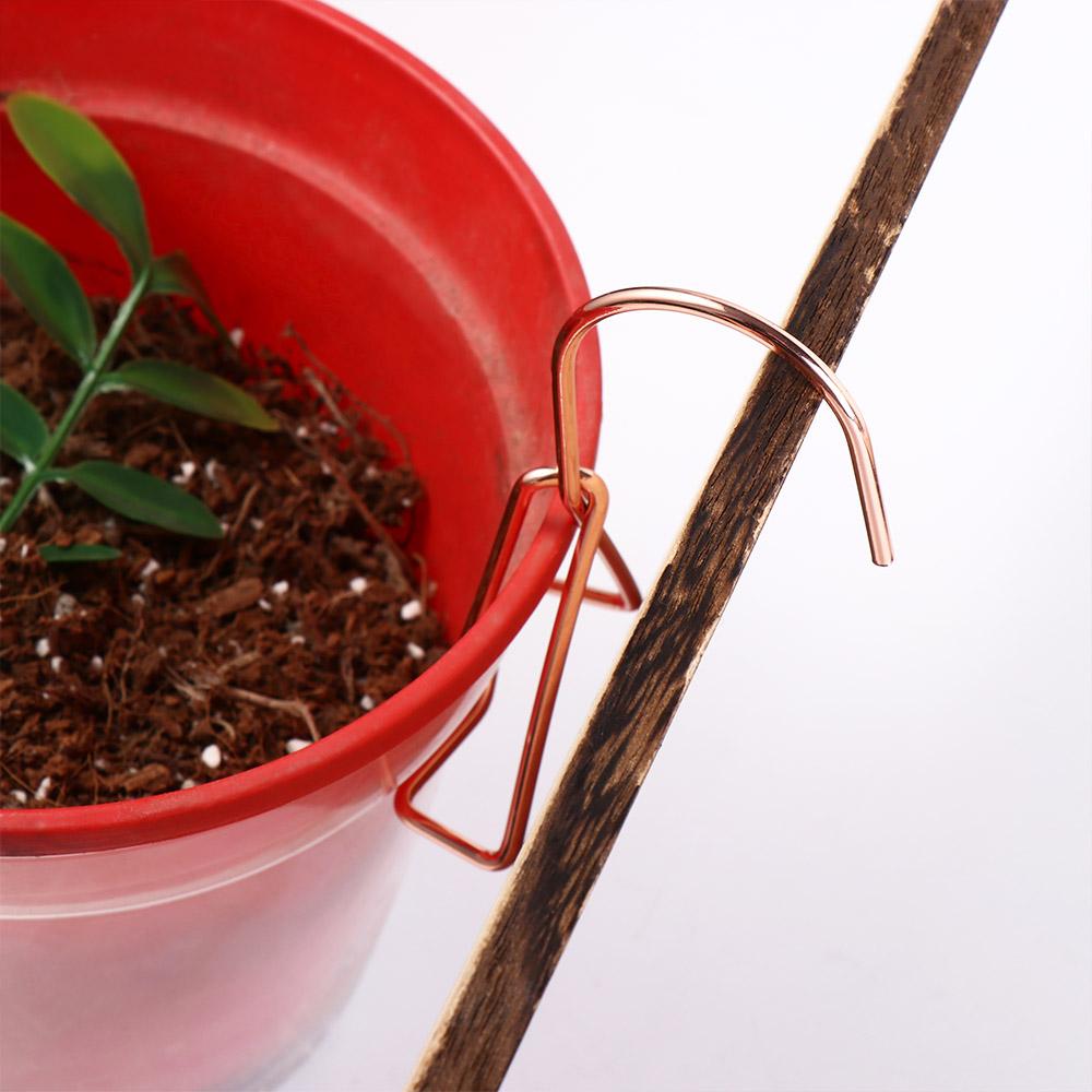 Stainless Steel Terracotta Pots Hangers Triangular Shaped Planter Hanger Indoor Outdoor