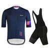 Mens Cycling Jersey Set Breathable Short Sleeve Road Mountain Bike Apparel Sportswear
