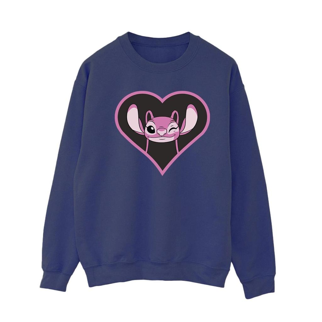 Lilo & Stitch Womens/Ladies Angel Heart Sweatshirt