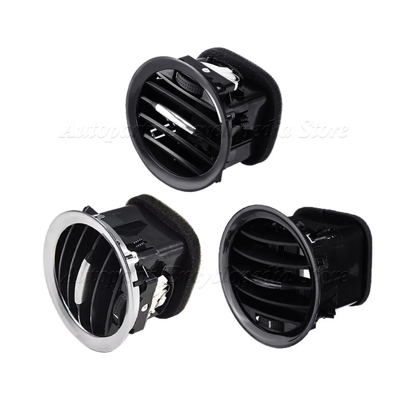 13417363 Für Opel Corsa D Adam Schwarz/Chrom Armaturenbrett Lüftung Klimaanlage Auslass 13365420 2201099 Auto Innenraum Lüftungsgitter