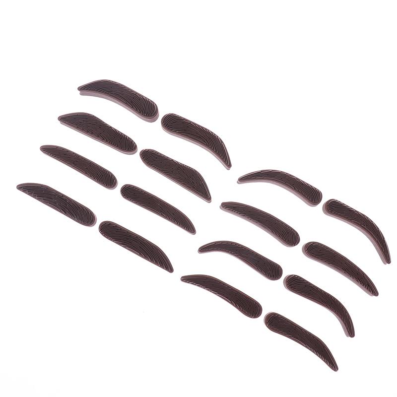 1 Par Iniciante Linha Prática Selo de Sobrancelha Estêncil de Sobrancelha Régua Carimbo de Posicionamento Ferramenta para Iniciantes Conjunto de Tatuagem de Sobrancelha Preguiçosa