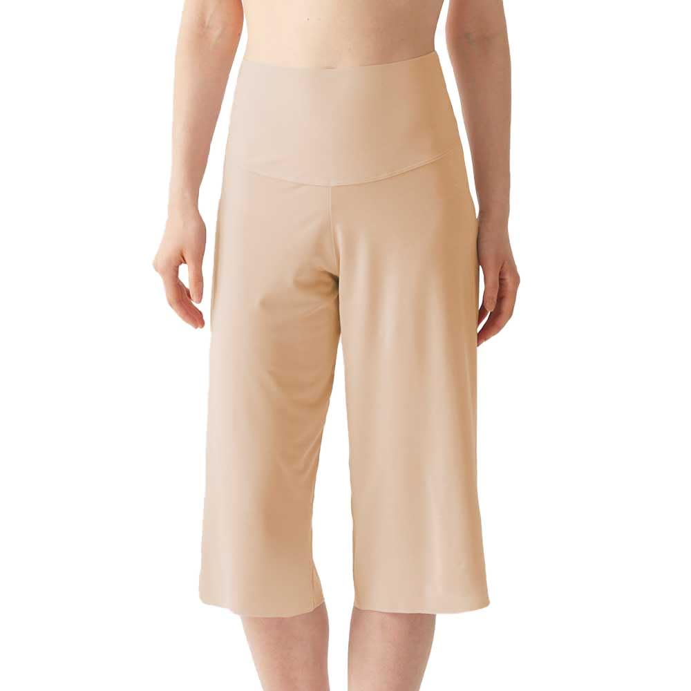 Long Flare Pants MA4267 ADVANCE Prima Beige L [Gunze] Women's