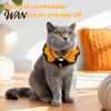 Clothing Halloween Pet Costume for Cats Small Dogs, Handmade Crochet Witch Hat Bib Puppy Party Accessories Collar, Adjustable Holiday Dog Cat