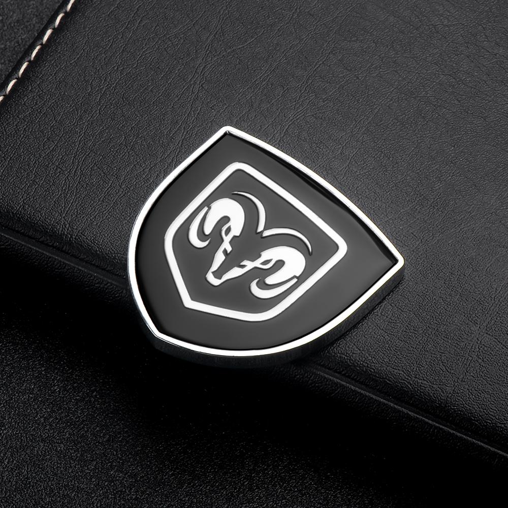 Car Body Badge Side Window Trunk Sticker 3D Metal Fender Decoration Accessories For Dodge Durango Caliber Dakota Neon SXT Nitro T777