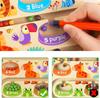 Magnetic Game Labyrinth, Montessori Toy Gift For, Numbers & Colours Educational Games Motor Skills Toy Sorting Game for Children Christmas