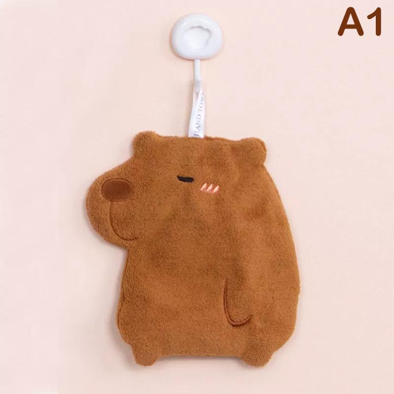 

Супервпитывающее милое полотенце для рук с капибарой, бытовое полотенце из микрофибры для кухни, высокоэффективное полотенце для чистки посуды, кухонный инструмент