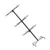 Alloy Display Rack with 3 Tiers Home Storage Organizers for Scarves Hat and Jewelry Space Saving Designs for Any Setting