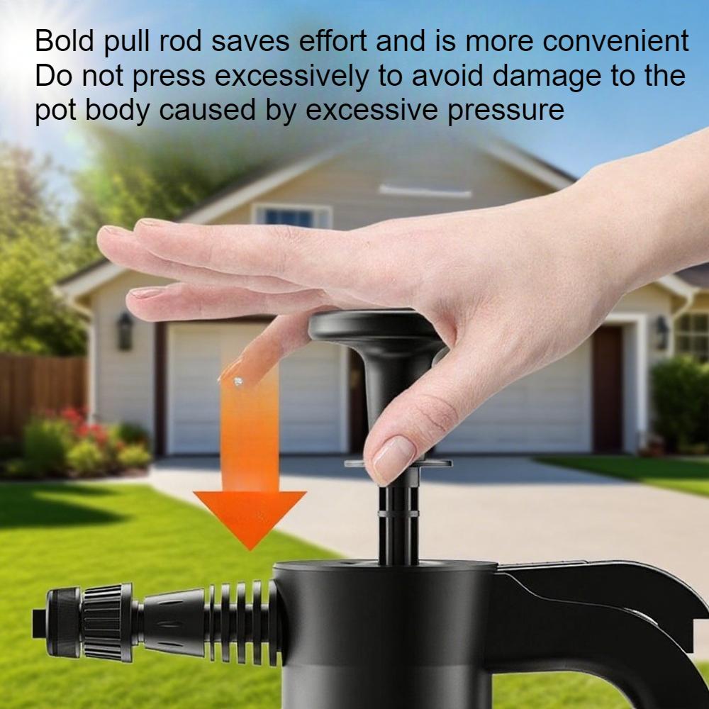 Household Hand-held Car Wash Foam Spray Pot 2L Air Pressure Spray Foam Pot Flower Watering Garden Spray Pot