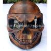 Halloween skull mask, movable skull headgear, full skull mask, dark movable skull head