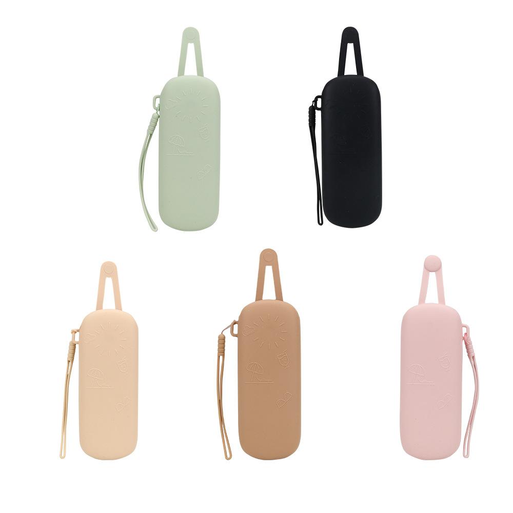 Waterproof Storage Pouch Minimalist Silicone Eyeglass Case Portable Makeup Bag Aesthetic Toiletry Bag For Sunglasses Travel