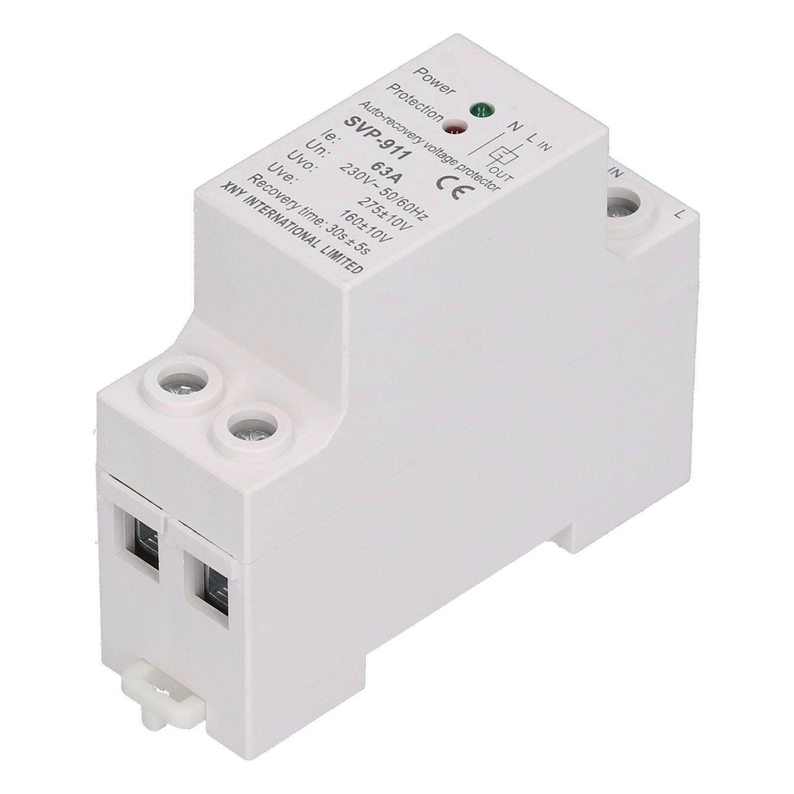 

Реле захисту від напруги SVP911 Повністю автоматичний однофазний захисник від перенапруги та зниженої напруги 63A