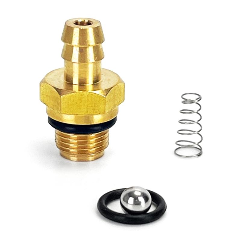 Brass Barbs Check Valves Spring 190593GS for Pressure Washer Pump Chemic Soap Injections Replacement Part