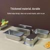 Zhebu Stainless Steel Divided Food Display Box