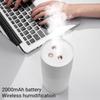 400ml Dual Nozzle Ultrasonic Air Humidifier Usb Charging Water Aromatherapy Diffuser With Warm Lamp Home Wireless Humidificador