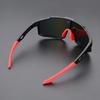 New color-changing sunglasses for outdoor sports, large-frame cycling glasses for men and women, windproof running glasses/9337