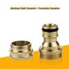 Aluminum Alloy Basin & Faucet Connector Set (2-Piece)