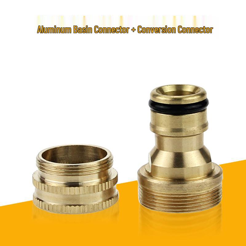 Aluminum Alloy Basin & Faucet Connector Set (2-Piece)