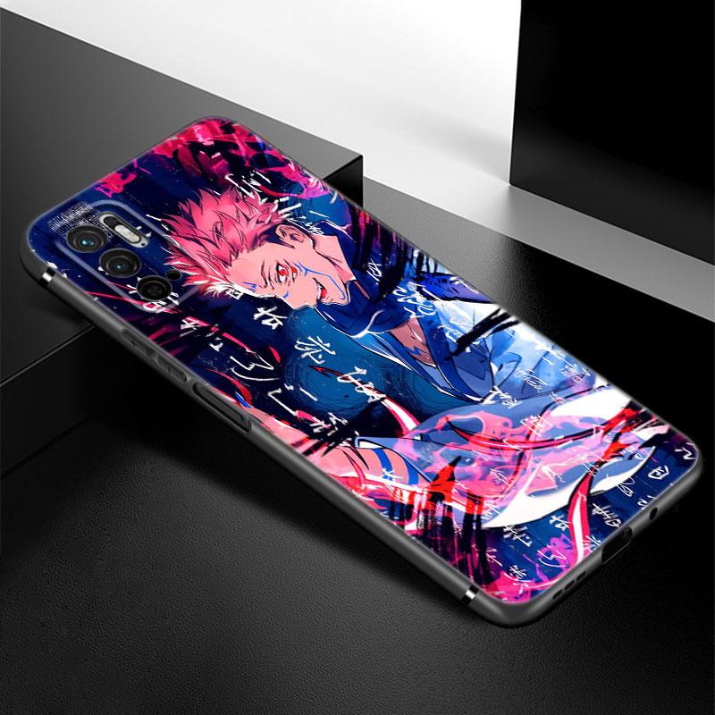 Anime Jujutsu Kaisen Ryomensukuna Fall Für Xiaomi Redmi Hinweis 7 8 9 10 Lite 11 11E 11T 12 Pro 11S 4G 10T 5G 8T 9S 10S TPU Abdeckung