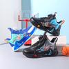 Children's Basketball Shoes for boys2026New Leather Waterproof Rotating Buckle Sports Shoes for Boys