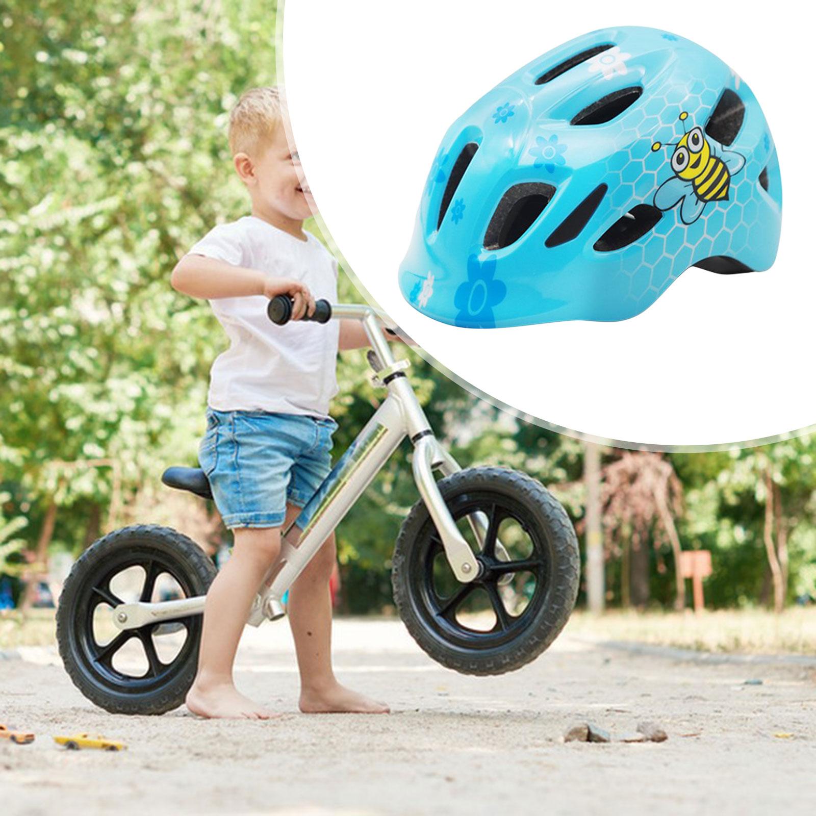 Bike Helmet Trendy Head Circumference 48cm-53cm Breathable Sporting Helmet Lightweight Adjustable Roller Skating Cycling Helmet синий