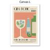 Prosecco Gin Cocktail Abstract Geometry Nordic Posters And Prints Wall Art Canvas Painting Wall Pictures For Living Room Decor
