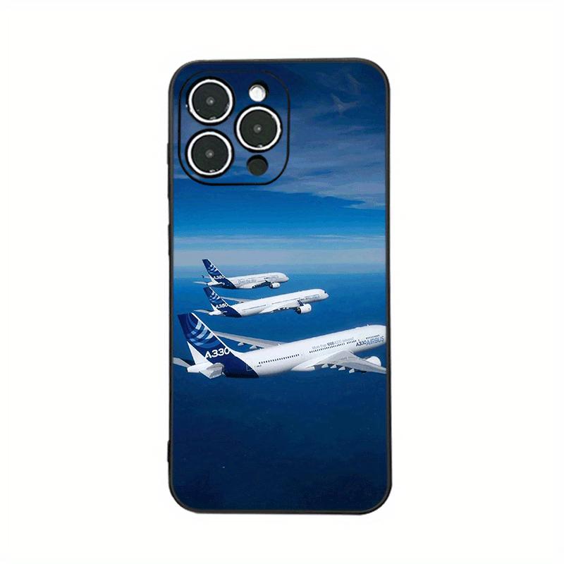 Creative and trendy aircraft design mobile phone case suitable for iPhone 17 16 15 14 13 12 11Pro/ Max /Plus anti-fall soft case iPhone XS