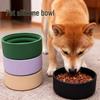 Cross-border Food-grade Anti-tip Silicone Dog Bowl