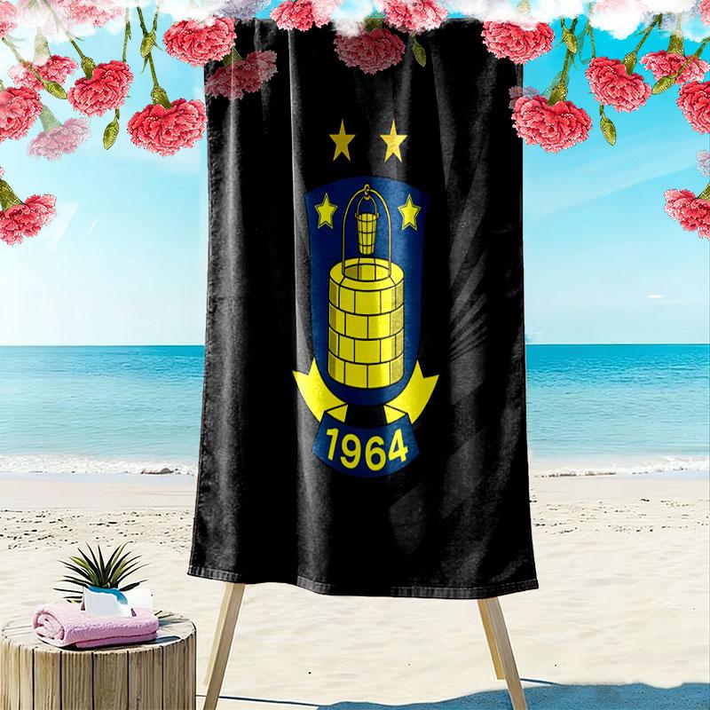 Brøndby IF POSTER Print Beach Towel, Large Soft Quick Dry Towel for Beach Camping Swimming
