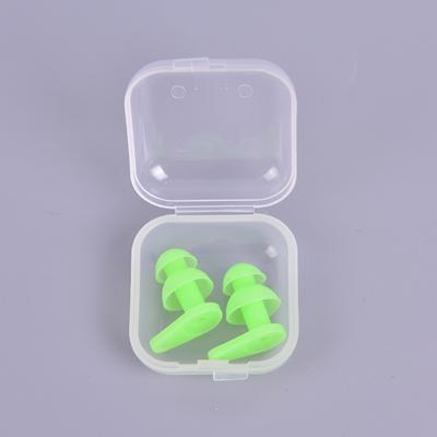 1 çift kulak tıkacı silikon su geçirmez kulak tıkacı su sporları yüzme aksesuarları