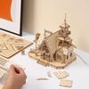 New 3D Wooden Jigsaw Puzzle for Children: DIY Creative Retro Villa