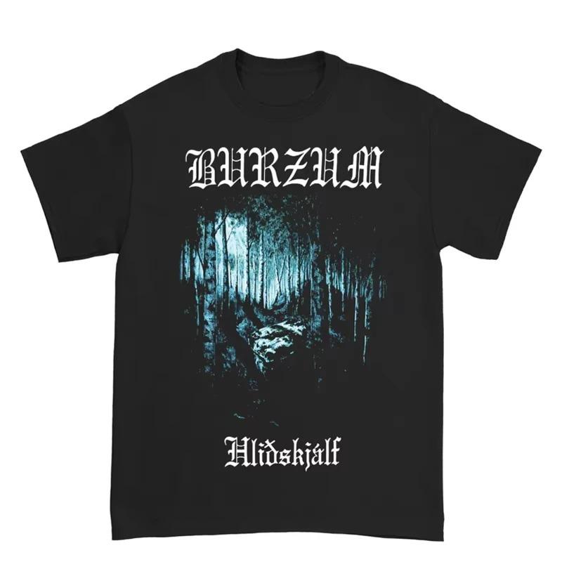 

Норвежская блэк-метал группа BURZUM Rock Dark Punk женская и мужская черная футболка с коротким рукавом с цифровым прямым распылением 2XL