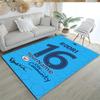 Manchester City Customize Your Name Floor Mat Design for Playrooms Study room Hallway Entryway Anti-slip Rug Anime Office Decor Wedding Party Gift