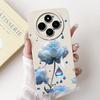 For Xiaomi Redmi 14C 4G Case Poco C75 Fashion Cherry Rose Flower Soft Silicone Cover On Redmi14C Bumper Redmi A4 A3 Pro 5G Funda