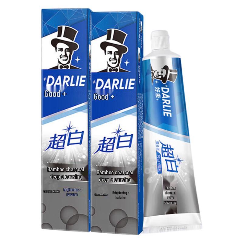 

Darlie Ultra White Bamboo Charcoal Deep Clean Toothpaste Twin Pack