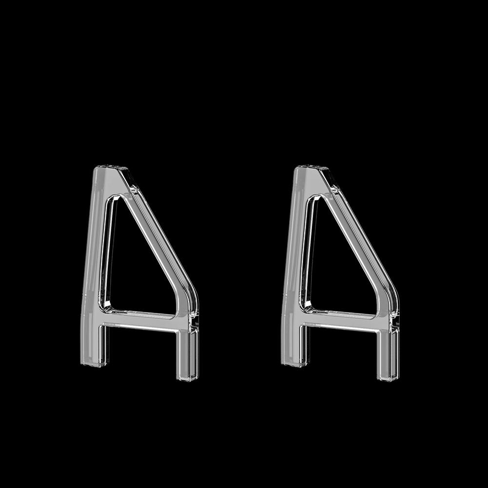 Support Horizontal Transprent Triangle en Acrylique Stable pour Console PS5 Slim Accessoires Sony Playstation 5 Slim