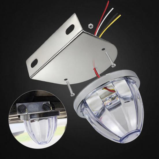 LEDowa lampka obrysowa w kształcie arbuza ze wspornikiem Lampka obrysowa boczna w kształcie arbuza Kierunkowskaz do przyczepy ciężarowej naczepy ciężarowej samochodu ciężarowego autobusu furgonetki