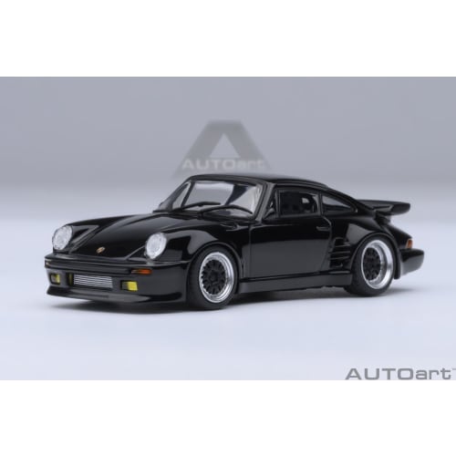 AUTOart 1/64 Scale Porsche 911 (930) Turbo "Wangan Midnight" Blackbird (Volume 1 Specification) Finished Model 20636