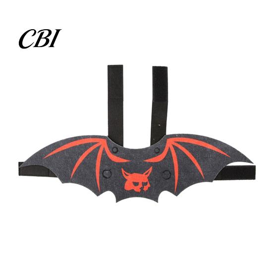 Cute Cat Bat Costume Halloween Pet Wings, Costume, Skeleton Wings Creative Dog Suit with Bells, Festive Apparel for Cats Dogs Cosplay Party