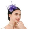 Brudhuvudbonad: Vintage Fjäderfascinator för Tebjudning, Hästkapplöpning, Dans, Festival och Evenemang