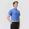 Fila Golf Series Fashion Simple Versatile Classic Sports Comfortable Cool Feeling Knitted Short Sleeve Polo Shirt Men Tops Blue A11M525124F-BU