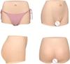 Silicone real with shorts feminization for one size fits easy to put on and take off [EMYJIFA] pants, insertion, urethra, hip-up, style,