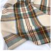 Plaid Scarf Women's Winter New Imitation Cashmere Fringed Shawl Retro Scarf Autumn And Winter Colorful Plaid Scarf, Fashion Warm Plaid Scarf for Women