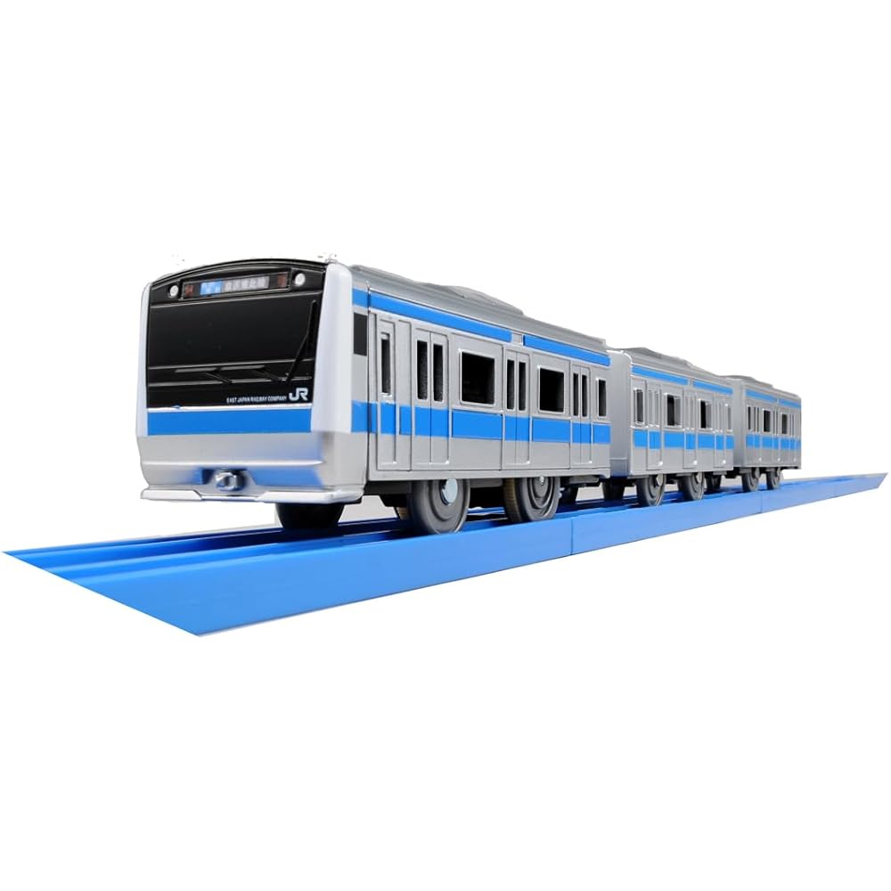 Plarail S-33 E233 Series Keihin Tohoku Line Toy Train Set with Realistic Design and Compatible Tracks
