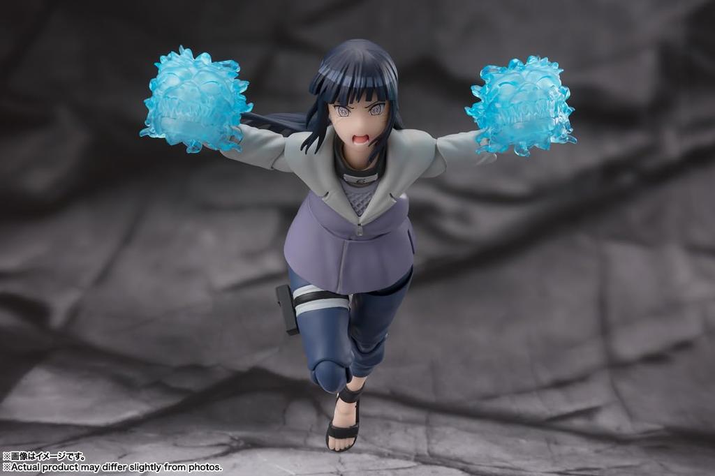 TAMASHII NATIONS NARUTO Shippuden Hinata Hyuga White 135mm PVC ABS Painted Action Figure S.H.Figuarts -Noble Eyes- Approx. &