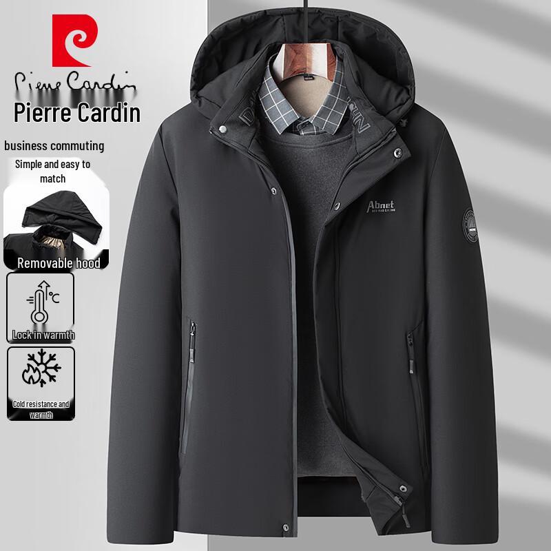 Pierre Cardin Men's Winter Warm Hooded Padded Jacket