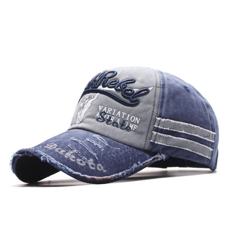 Popular old broken edge baseball cap washed full hat edged sun hat men's and women's new baseball caps
